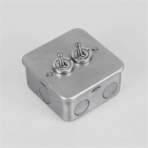 switch in a metal box|metal clad toggle switch.